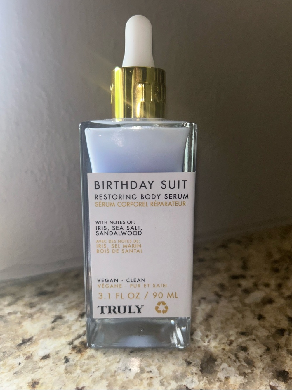 TRULY Birthday Suit Restoring Body Serum - 3.1 oz. New